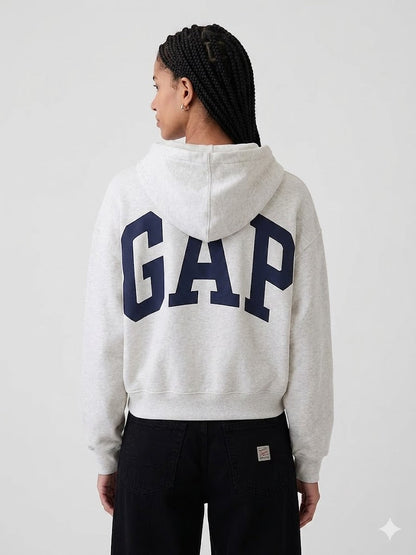 Crop Logo Hoodie